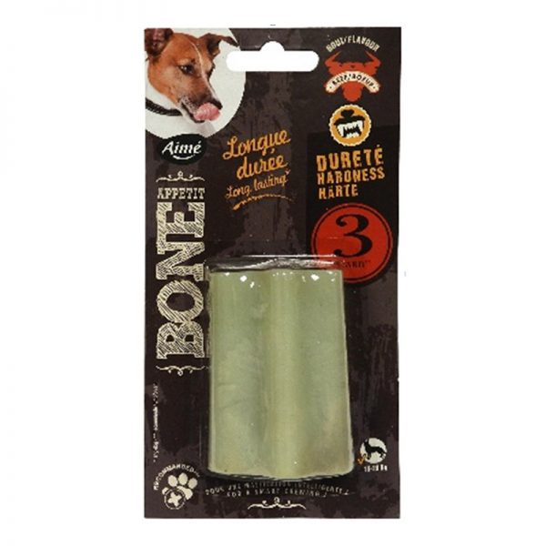 CHEWING BONE NYLON BONE APPETIT SOFT MEDIUM SIZE FEMUR CHICKEN FLAVOUR - Aime Bone Appetit - Adec Distribution Pte Ltd