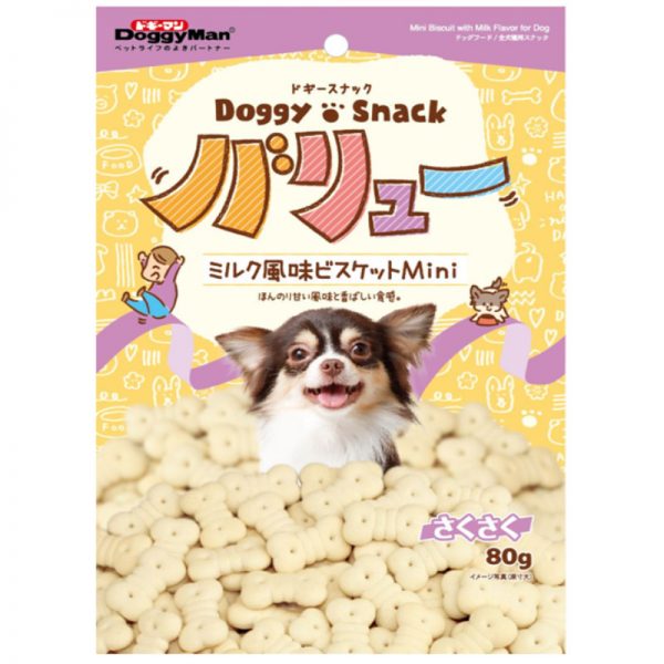 DM-82022 Doggy Snack Milk Flavor Biscuit Mini - 80g