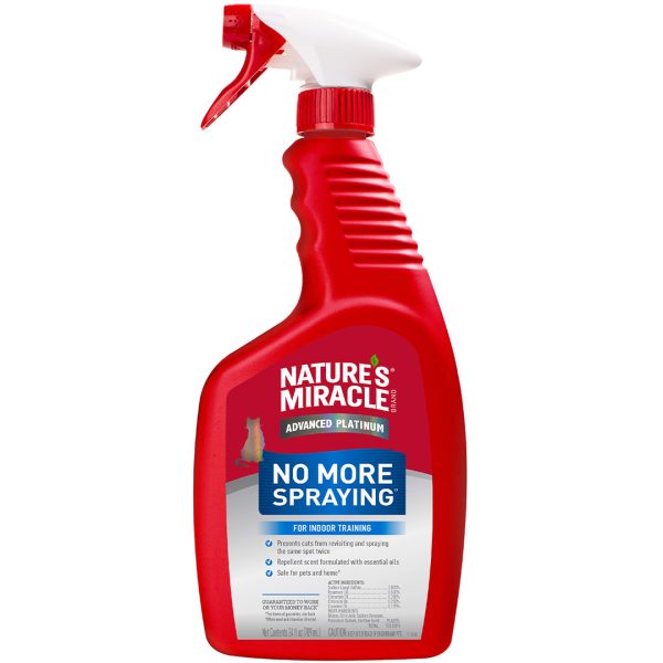 E-98404 Nature's Miracle Advanced Platinum No More Spraying for Cats (24oz)