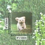 Personalised Photo Coasters (Set of 4 Coasters + 4 Mini Wooden Stands)