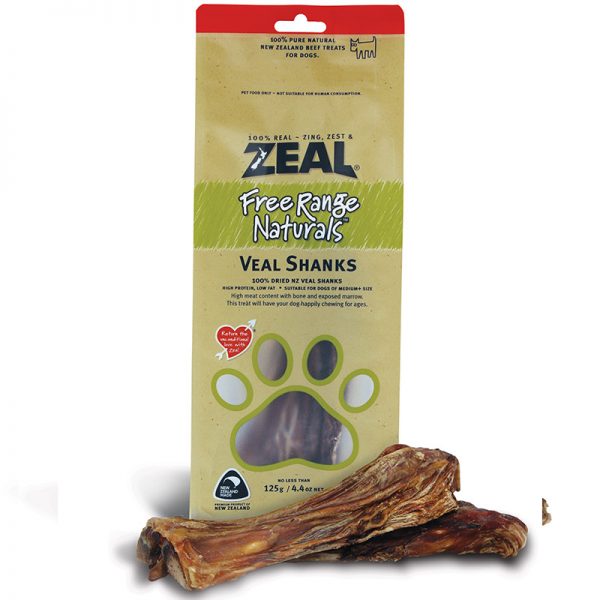 ZLVS125 Veal Shanks Dog Pouches - Zeal - Stellar Pets