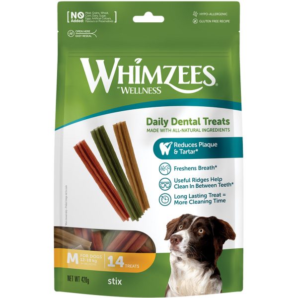 WHZ317 Medium Whimzees Stix Value Bag