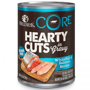 WN-CanCoreHCWS Whitefish & Salmon - CORE Hearty Cuts - Wellness (1)