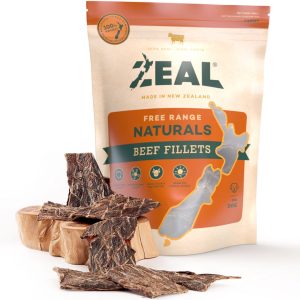 ZLBJ125 Beef Fillets Zeal Dog Pouches (125g) - Silversky