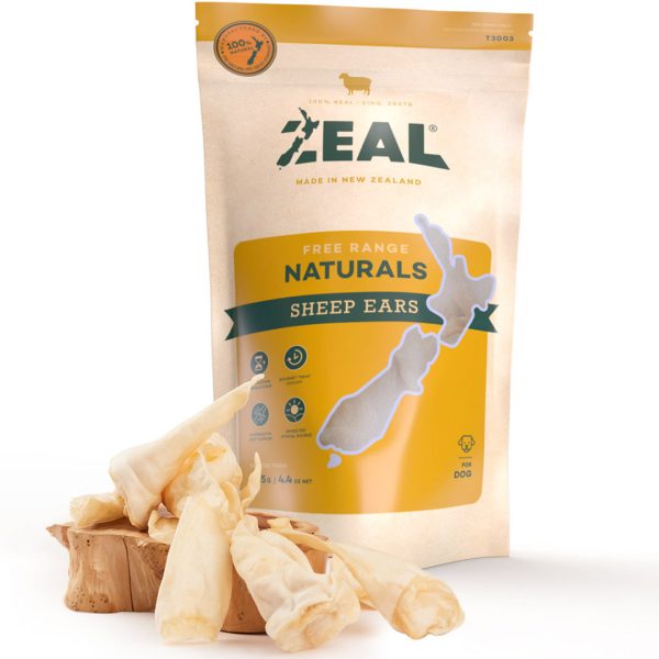 ZLSE125 Zeal Sheep Ears Dog Pouches (125g) - Silversky