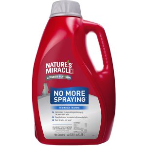 E-98405 Nature's Miracle Advanced Platinum No More Spraying for Cats (128oz)