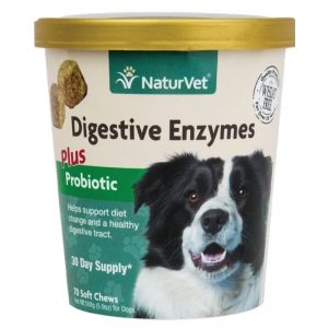 Digestive Enzymes Plus Probiotics & Prebiotics - NaturVet - Silversky