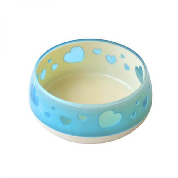 Dog Bowl Blue Hearts - Petz Route - Silversky