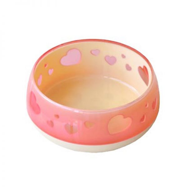 Dog Bowl Pink Hearts - Petz Route - Silversky