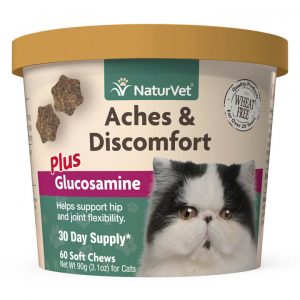 Naturvet Aches & Discomfort Plus Glucosamine for Cats - NaturVet - Silversky