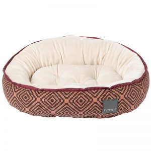 Reversible Bed Barcelona Maroon - FuzzYard - Silversky