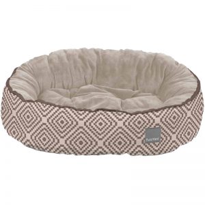 Reversible Bed Malta Mocha - FuzzYard - Silversky