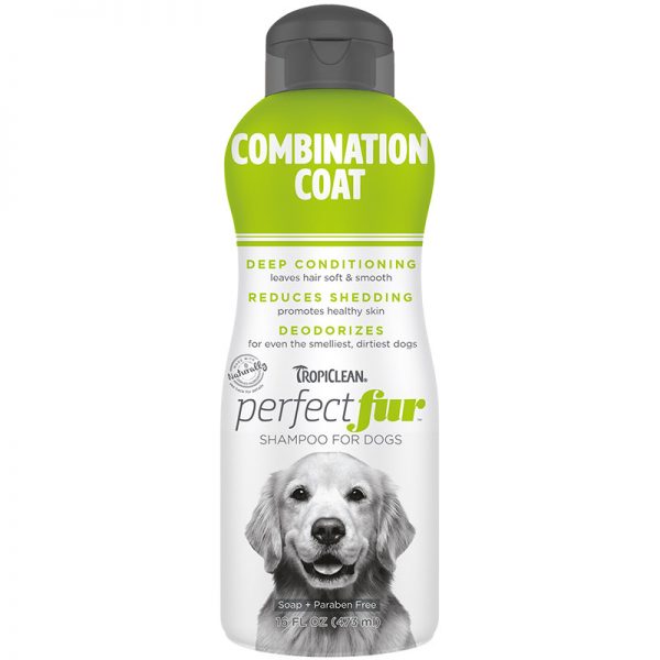 TROP-PFCNSH16Z TropiClean PerfectFur Combination Coat Shampoo for Dogs