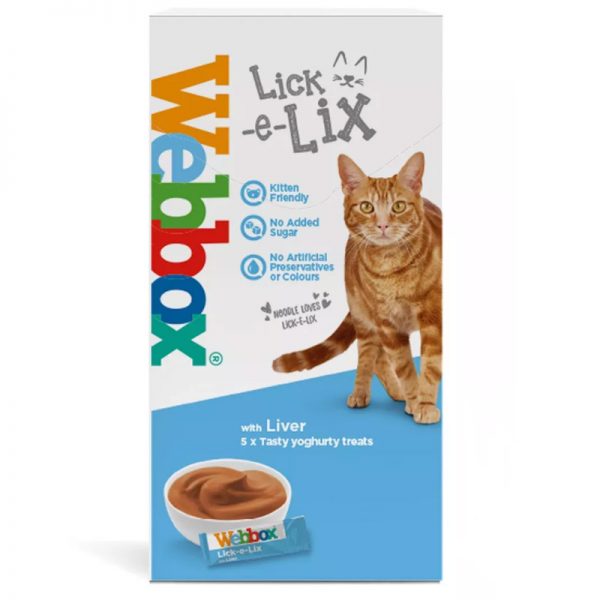 WEBBOX LICK-E-LIX LIVER PK5 - Webbox Natural Bedtime Soothing Treats