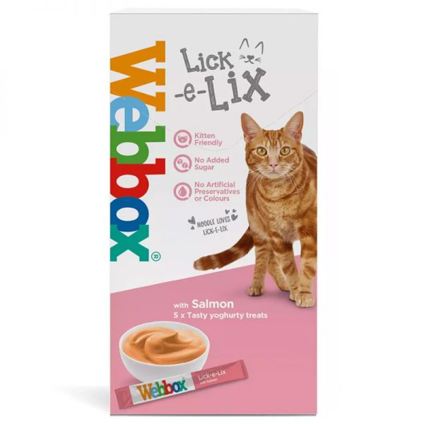 WEBBOX LICK-E-LIX SALMON PK.5 - Webbox Natural Bedtime Soothing Treats