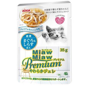 AXMMPR4 Miaw Miaw Premium - Tuna with Whitebait in Crushed Jelly 35g - Aixia - Rein Biotech