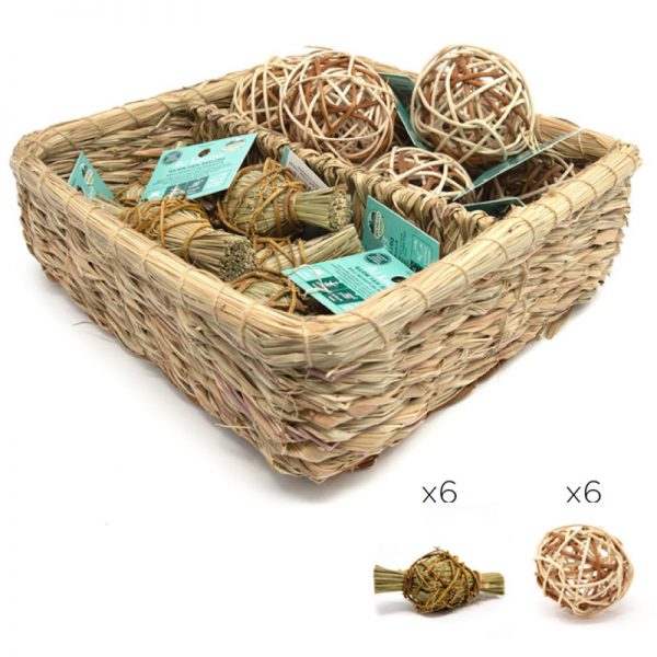 Deluxe Hay Wrap & Rattan Ball 12pcsCase