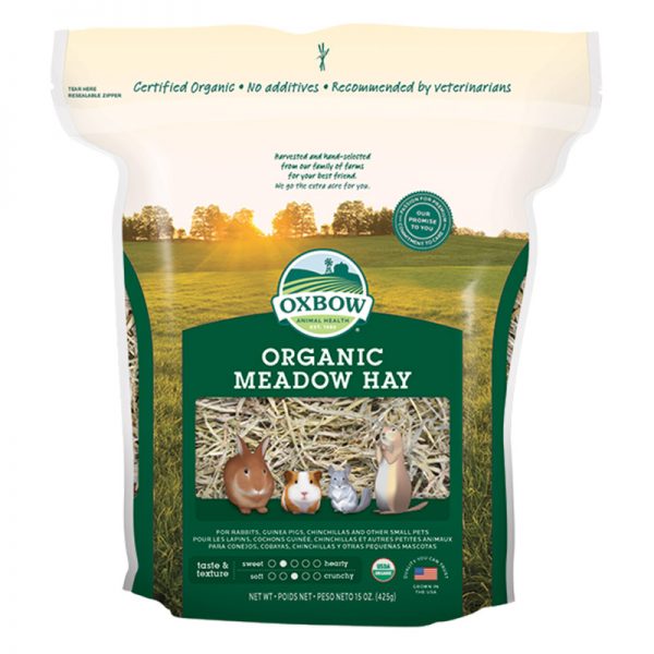 O61 Organic Meadow Hay 15oz - Oxbow - Yappy Pets