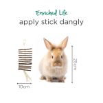 O9125 Apple Stick Dangly (4) - Oxbow - Yappy Pets