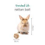 O9133 Rattan Ball (4) - Oxbow - Yappy Pets