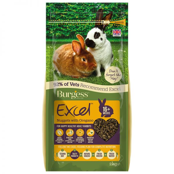 Rabbit Oregano B12 - Burgess Logo - Yappy Pets