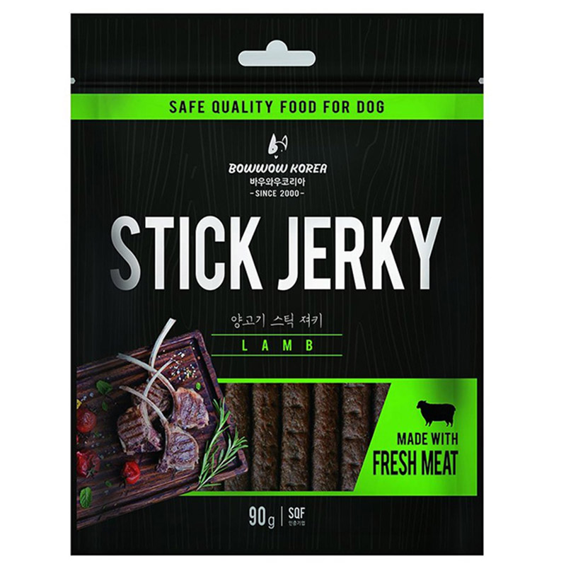 BW1057 LAMB STICK JERKY (90G) - Bowwow Korea - Silversky BW1057 LAMB STICK JERKY (90G) - Bowwow Korea - Silversky