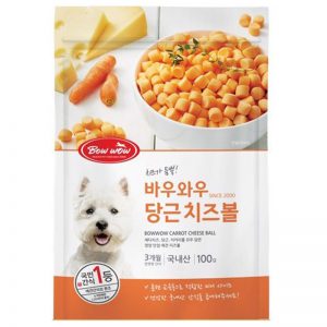 BW1075 BowWow Korea Carrot Cheese Ball (100g)