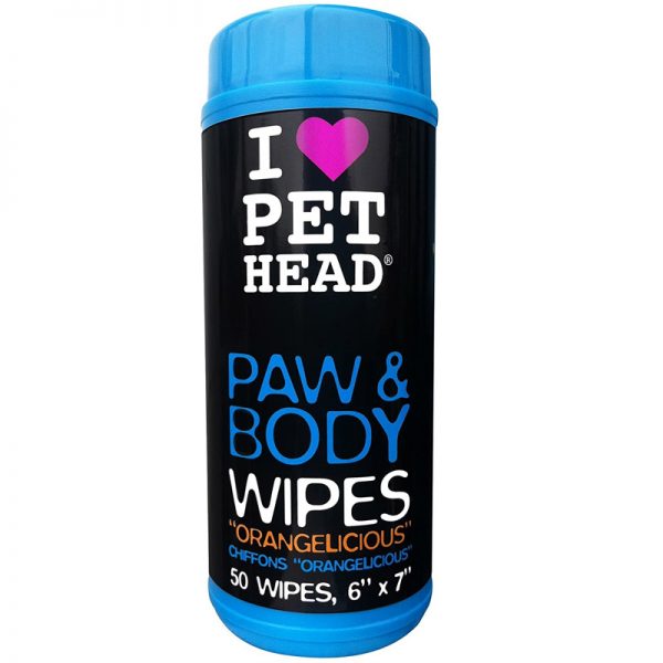 Pet Head Paw And Body Wipes (50 Wipes) - PET HEAD - AdecDistribution