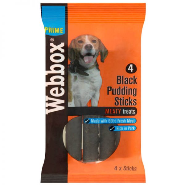 Webbox Black Pudding Sticks (4pcspkt) - Webbox - Adec Distribution