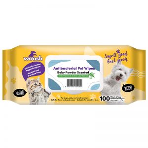 Woosh Antibacterial Pet Wipes