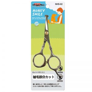 DM-Z3202 Honey Smile Round Tip Grooming Scissors for Sensitive Area 4.5 for Cats & Dogs