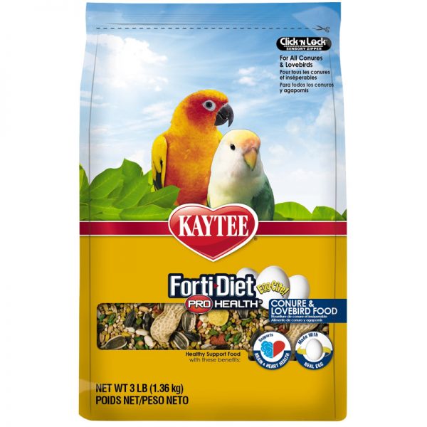 Kaytee Forti-Diet Pro Health Egg-Cite! Conure & Lovebird Food