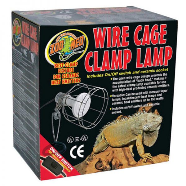 Wired Cage Clamp Lamp