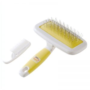 DM-83860 Honey Smile Ball Pin Slicker Brush for Long Coat Cats & Dogs (1)