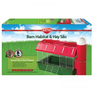 KT516381 Kaytee Barn Habitat wHay Silo - 50225 (2)