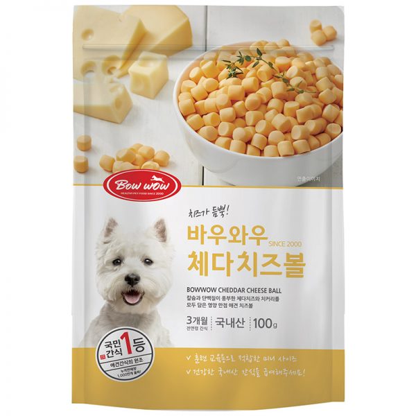 BW1074 BowWow Cheddar Cheese Ball (100g)