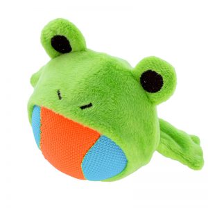 PR66283 Petz Route Gabuccho Balls Zoo Zoo Dog Toys (Frog) (1)