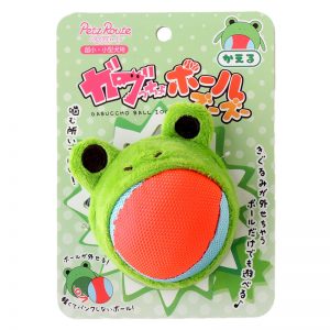 PR66283 Petz Route Gabuccho Balls Zoo Zoo Dog Toys (Frog) (1)