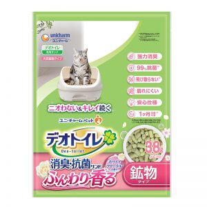 UCPC8552 Unicharm Pet Deo-Toilet RF.S Floral Pellets 3.8L