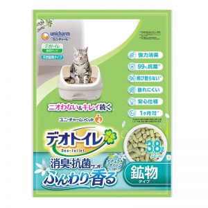 Unicharm Pet Deo-Toilet RF.S Natural Pellets 3.8L