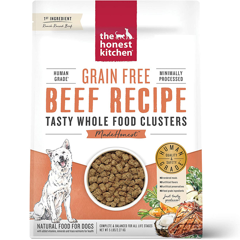 DCLUBEE5 The Honest Kitchen Whole Food Clusters Grain-Free Beef (3) The Honest Kitchen Whole Food Clusters Grain-Free (5lbs) - Image 1