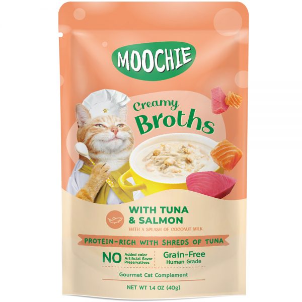 Creamy Broth with Tuna & Salmon 40g