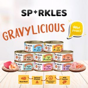 Sparkles Gravy-licious Canned Cat Food (80g)