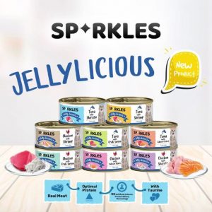 Sparkles Jelly-licious Canned Cat Food (80g)