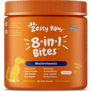 Z062C 8-in-1 Zesty Paws 8-in-1 Multivitamin Bites (Chicken)