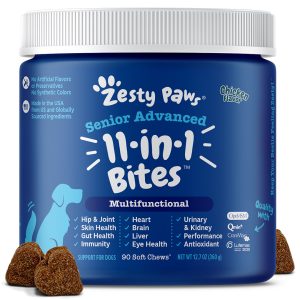 Z162 Senior Advanced 11-In-1 Multifunctional Bites (Chicken) - Zesty Paws