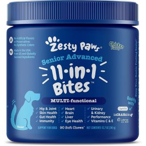 Z162 Senior Advanced 11-In-1 Multifunctional Bites (Chicken) - Zesty Paws