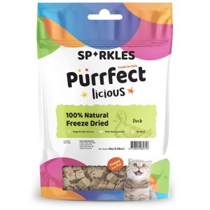 S-082716 Freeze-Dried-Duck - Sparkles Purrfectlicious Freeze Dried (25g)