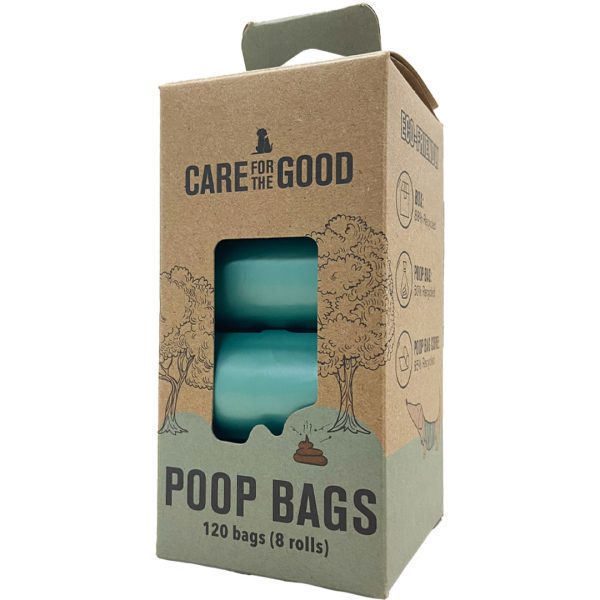 CFTG-9340 Care For The Good Poop Bags (120 bags - 8 rolls of 15 bags)