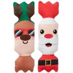 FY74890 FuzzYard Shake Your Bon Bons (2Pk) Dog Toy Christmas Toys